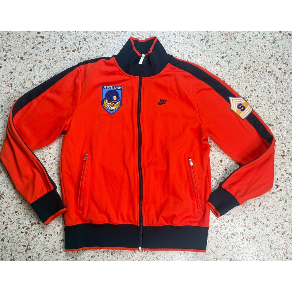 Nike‎ Sportswear NCAA Syracuse Orange Rare Ottos Army Track Jacket Size M
